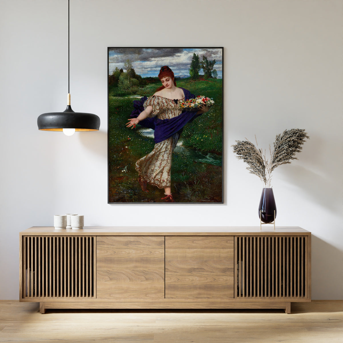 Arnold Böcklin — Flora, Scattering Flowers | Symbolist Art Print