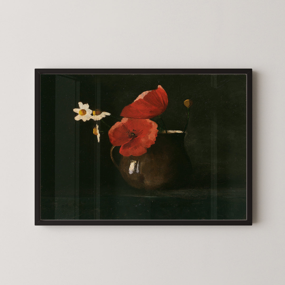 Odilon Redon — Flowers: Poppies and Daisies | Symbolist Art Print