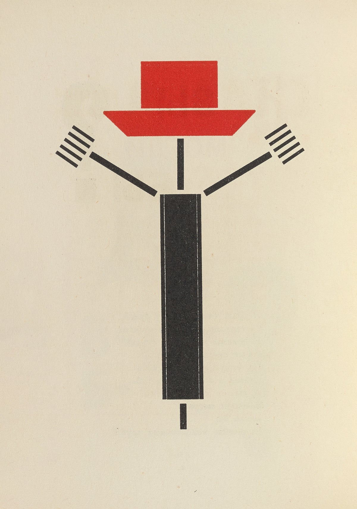 El Lissitzky — For the Voice: The Tale of Little Red Riding Hood | Constructivist Typography Print