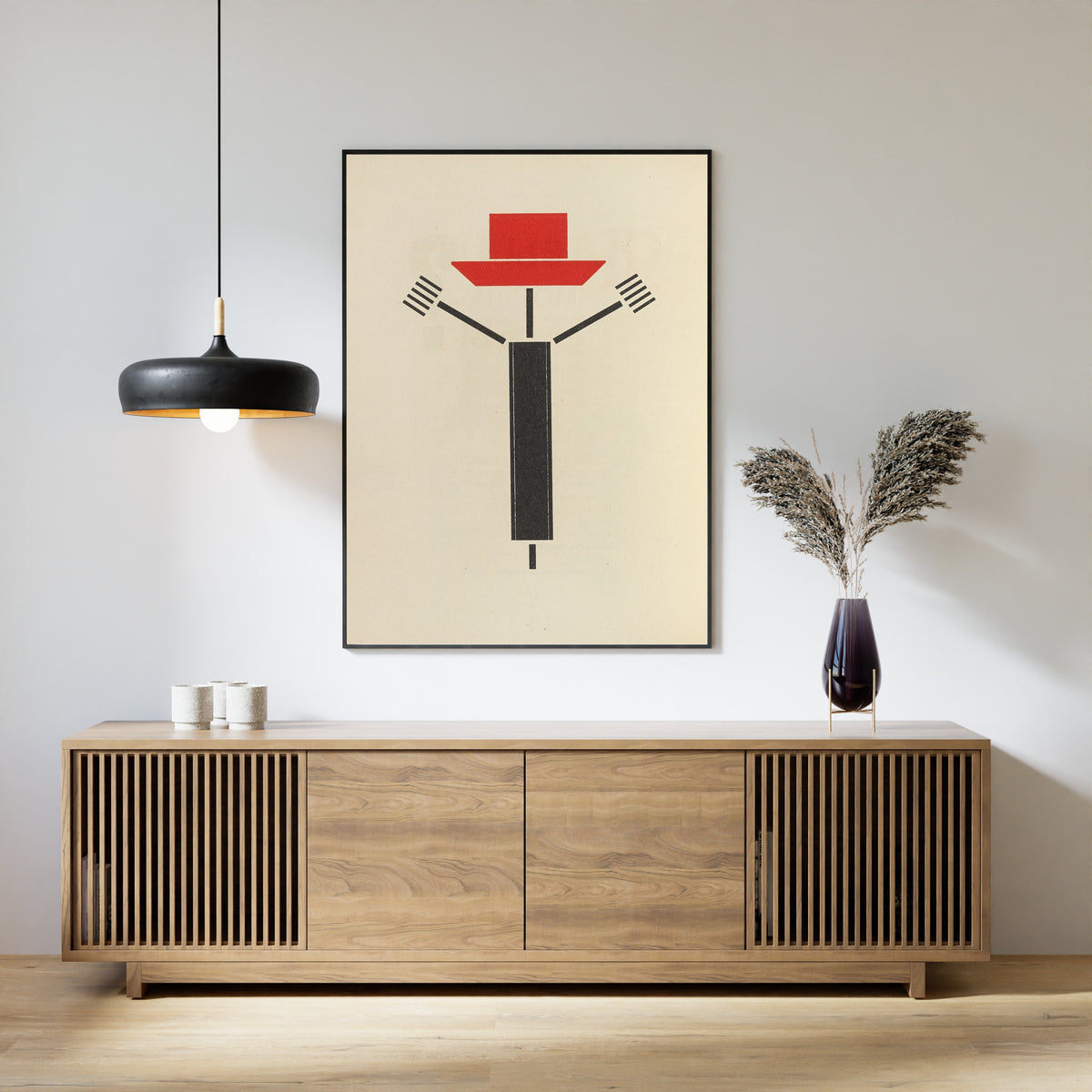 El Lissitzky — For the Voice: The Tale of Little Red Riding Hood | Constructivist Typography Print