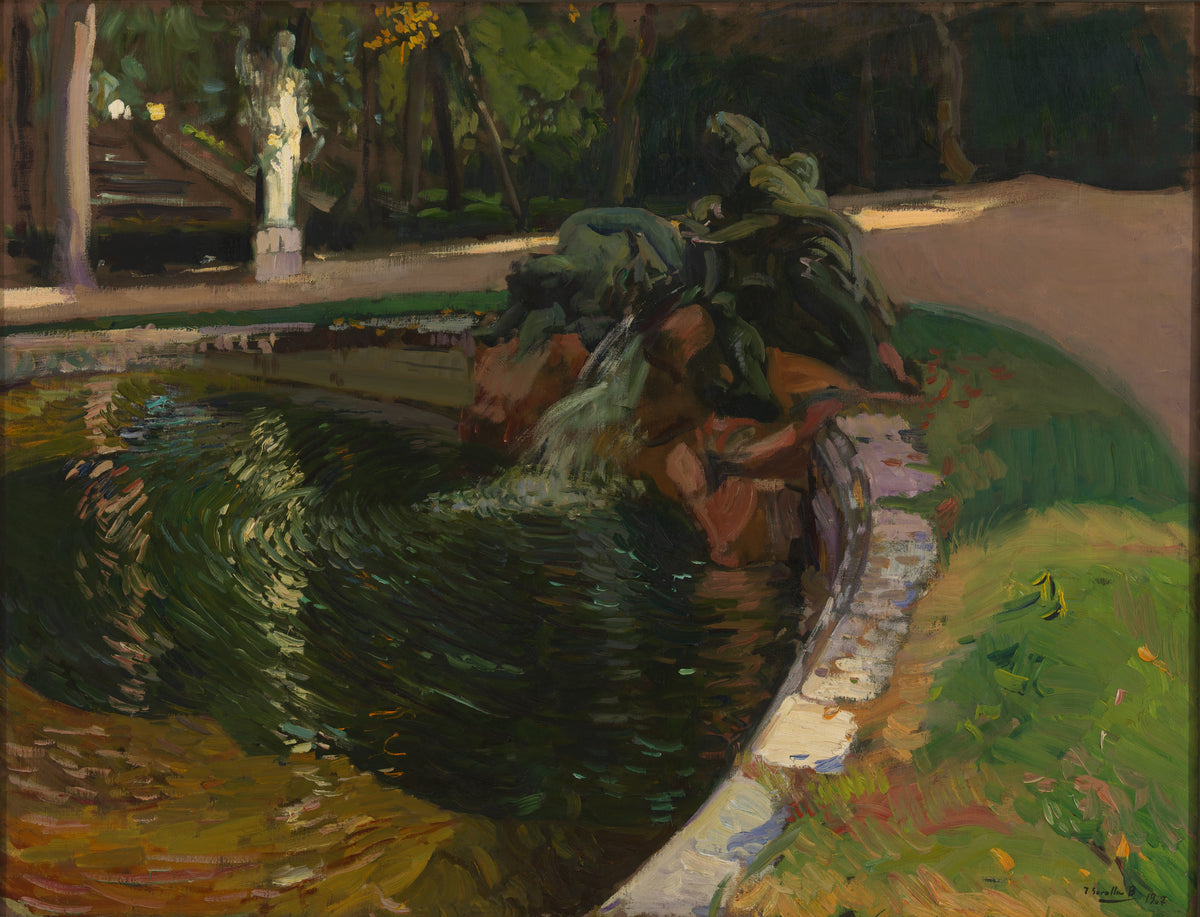 Joaquín Sorolla — Fountain in the Forest, La Granja | Fine Art Print