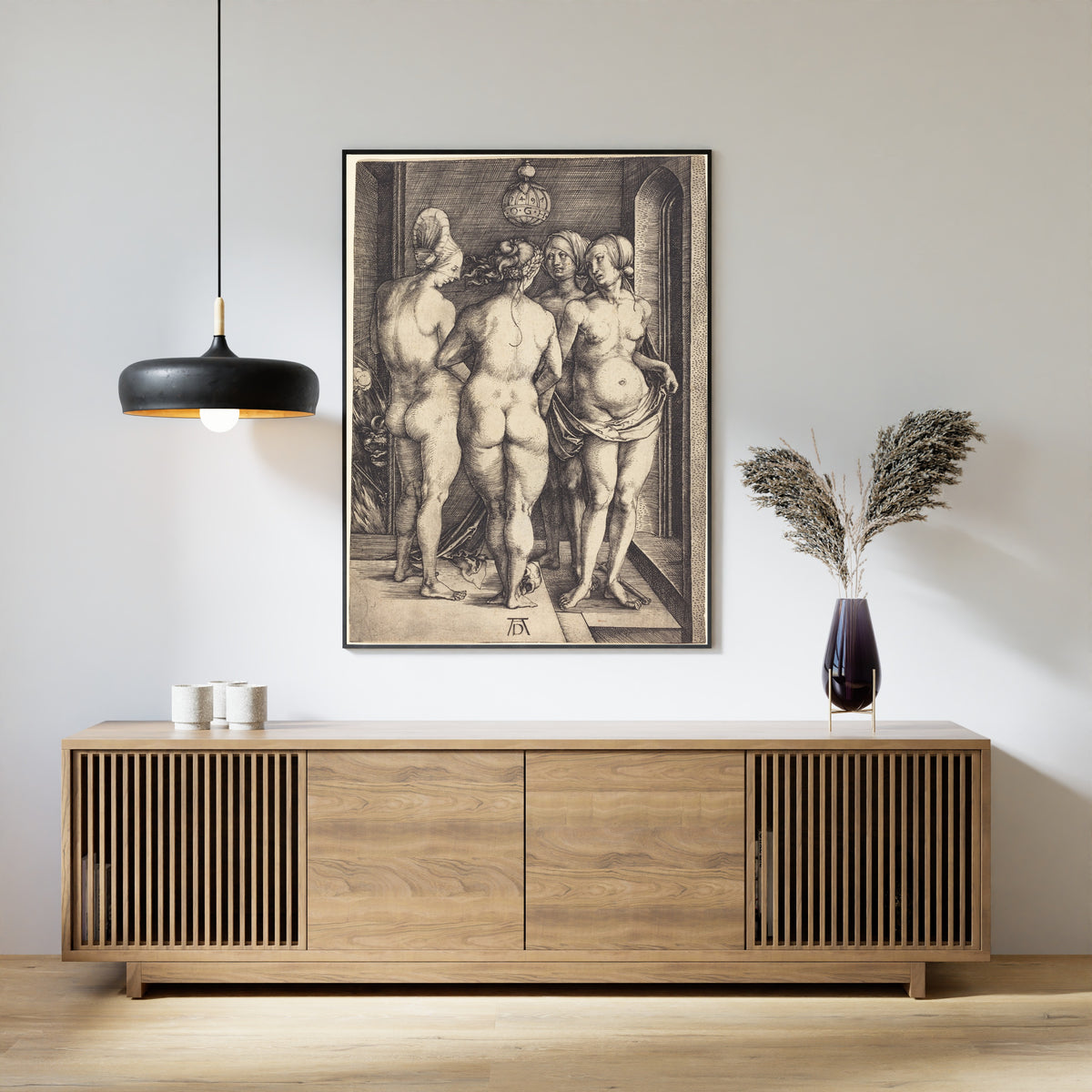 Albrecht Dürer — Four Naked Women | Engraving Print