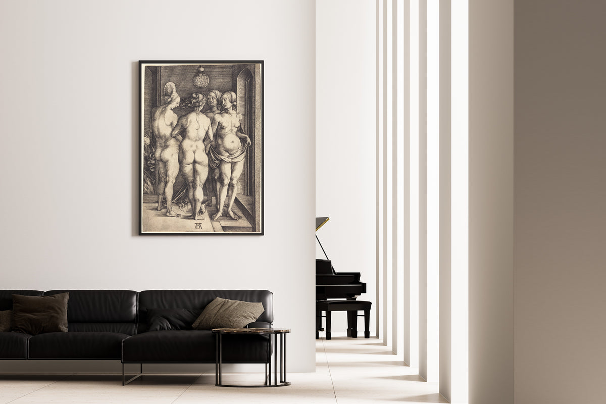 Albrecht Dürer — Four Naked Women | Engraving Print