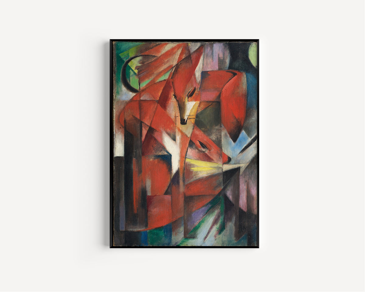 Franz Marc — The Foxes | Expressionist Fine Art Print