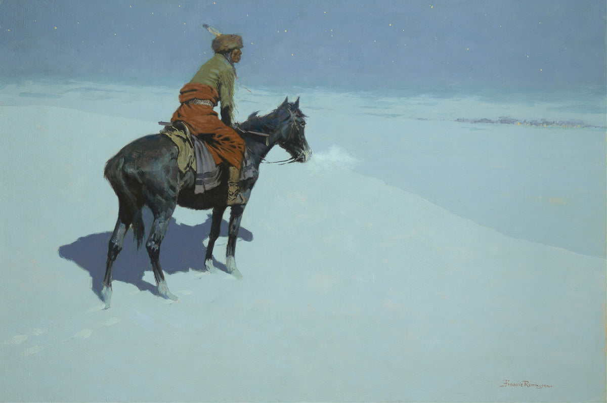 Frederic Remington — Friends or Foes? (The Scout) | Western Art Print