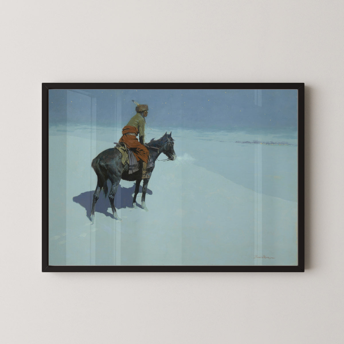 Frederic Remington — Friends or Foes? (The Scout) | Western Art Print