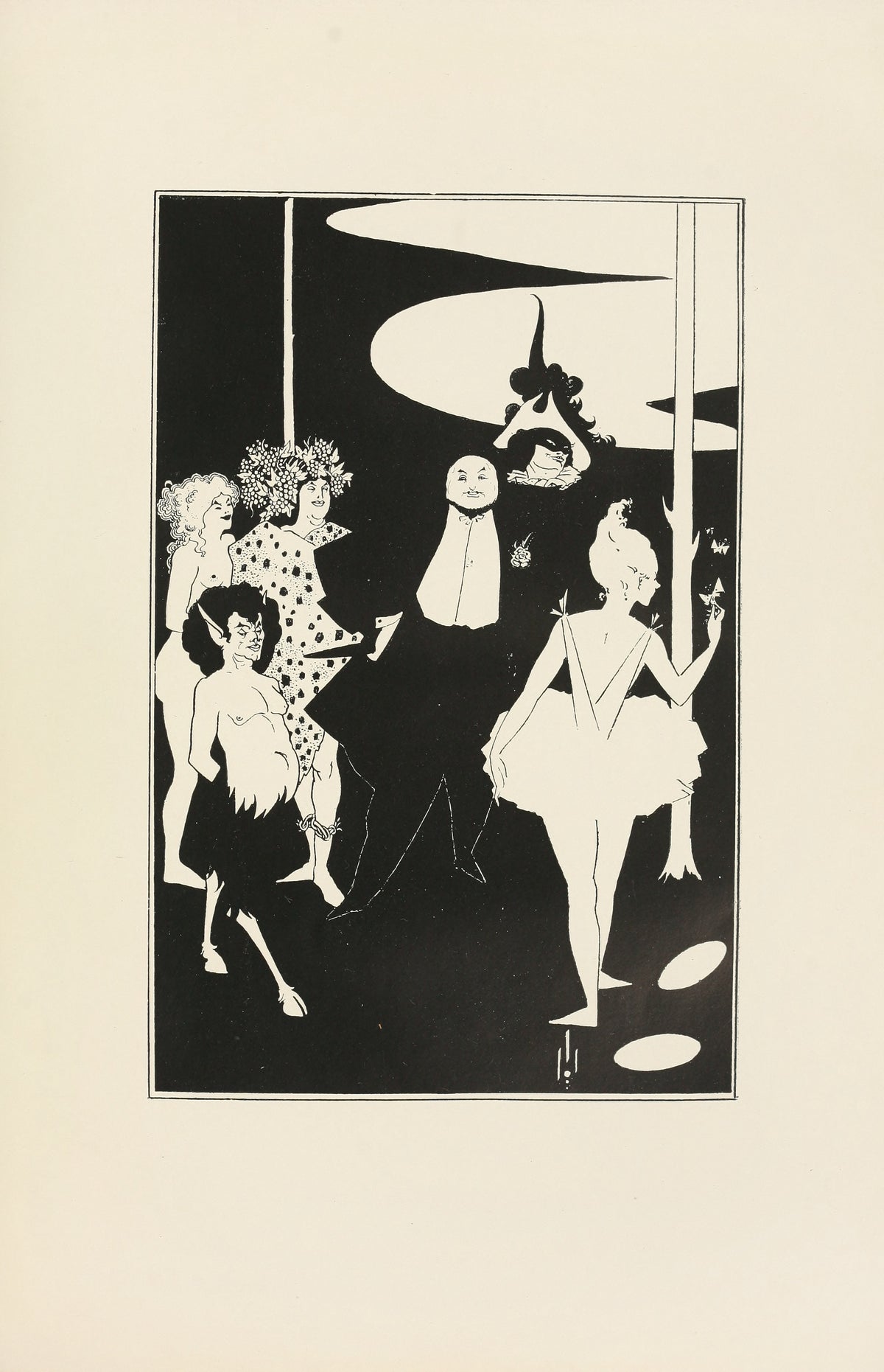 Aubrey Beardsley — Frontispiece to John Davidson's Plays | Art Nouveau Illustration Print