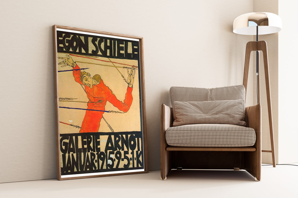 Egon Schiele — Galerie Arnot Poster | Vintage Poster Print