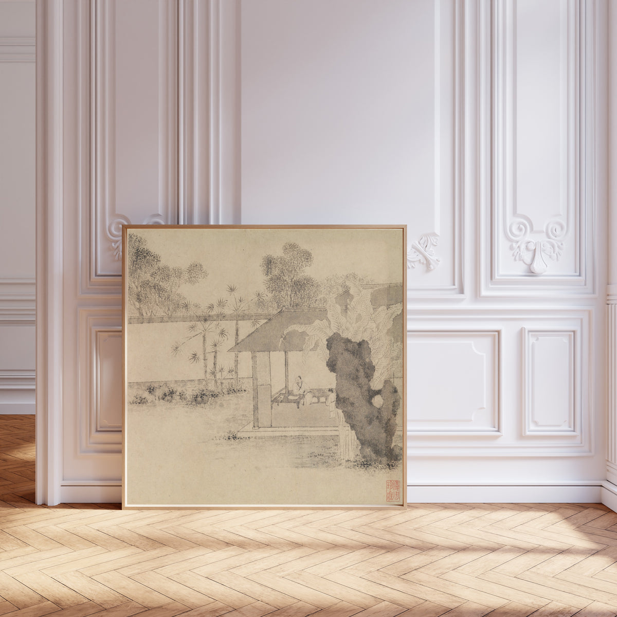 Wen Zhengming — Garden of the Inept Administrator (Album Leaf) | Chinese Ink Painting Art Print