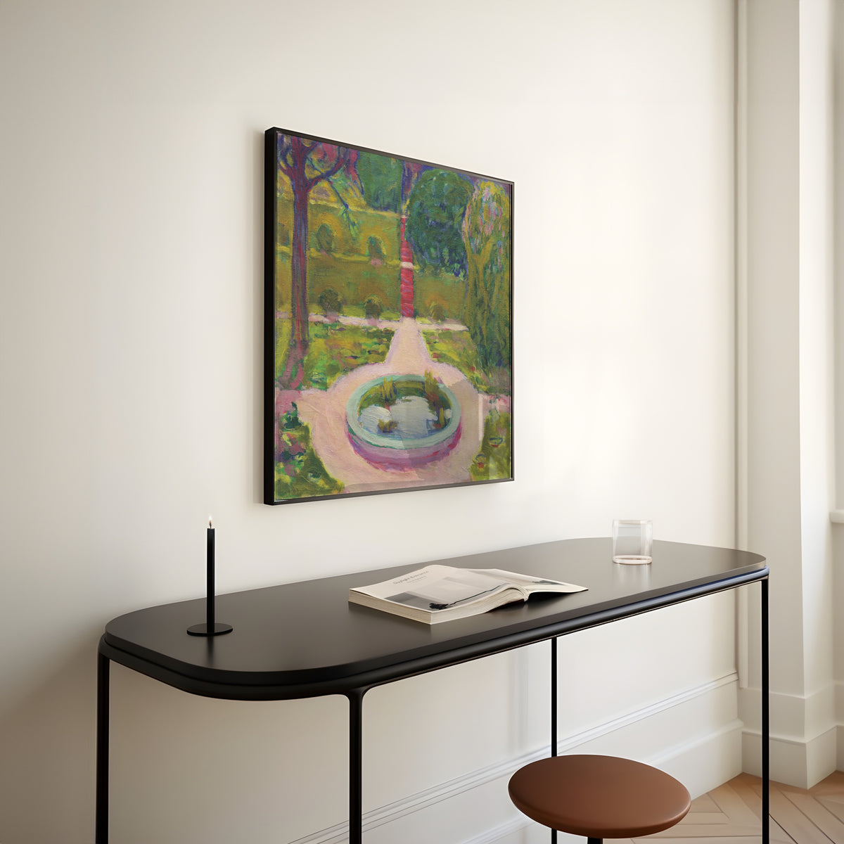 Koloman Moser — Garden with Fountain (Garten mit Springbrunnen) | Fine Art Print