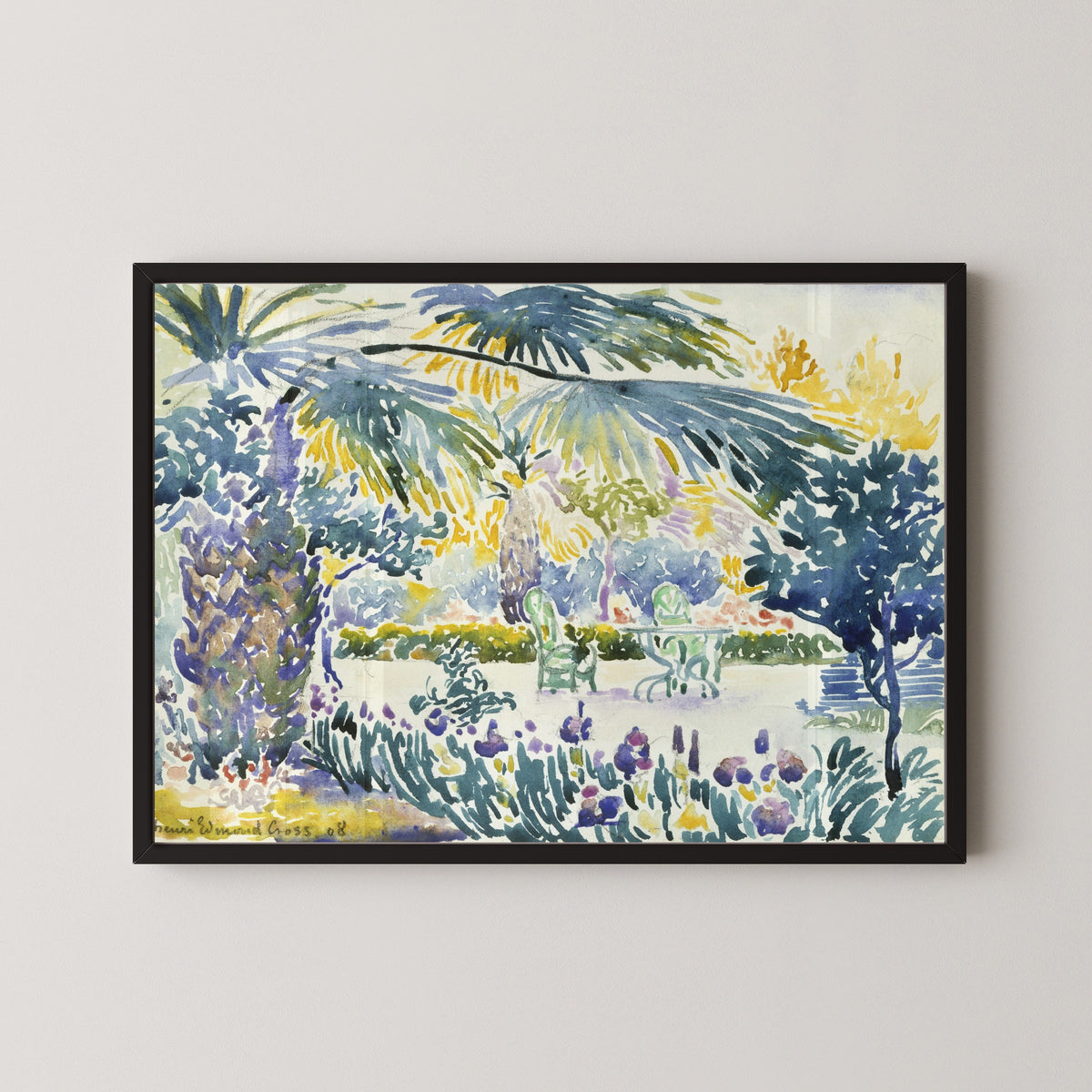 Henri-Edmond Cross — Garden with Palms | Fine Art Print