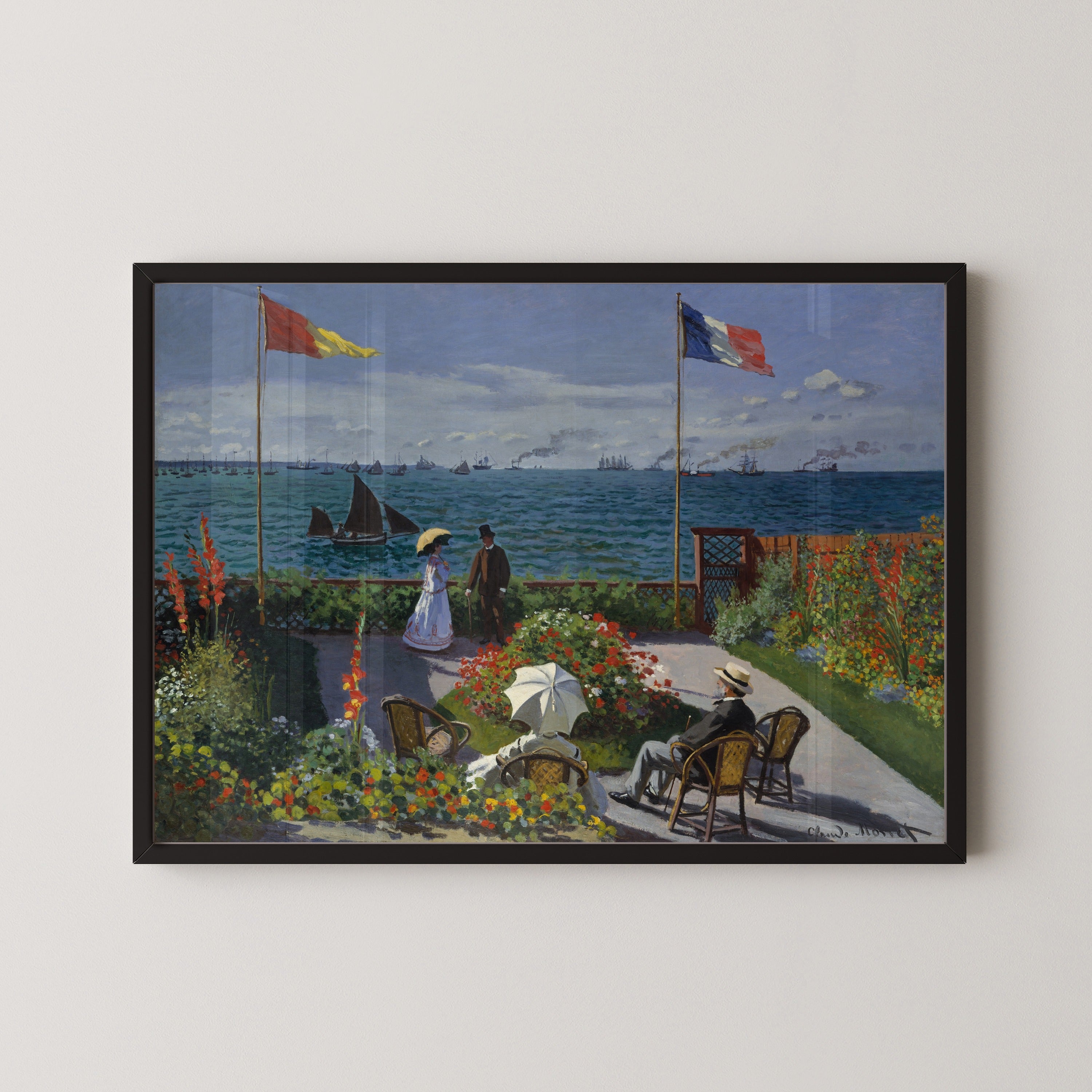 Claude Monet — Garden at Sainte-Adresse | Fine Art Print