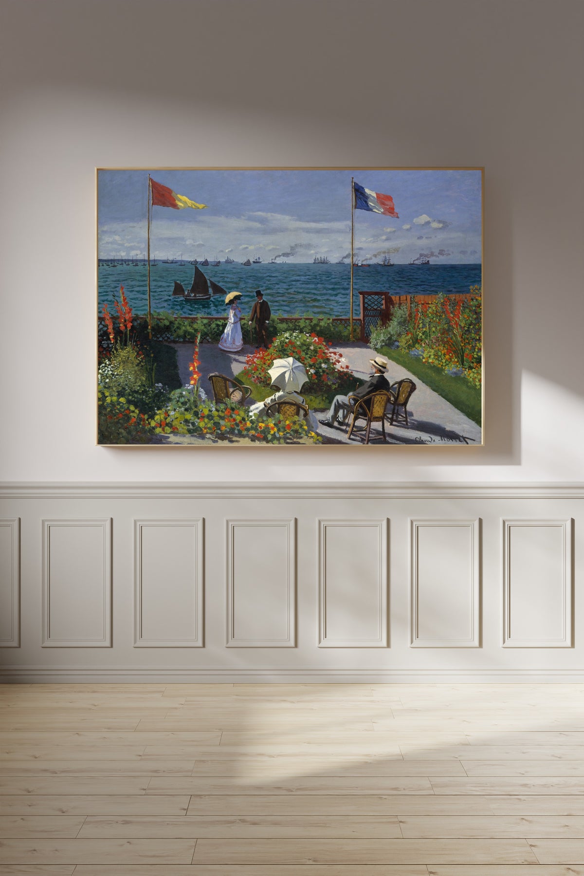 Claude Monet — Garden at Sainte-Adresse | Fine Art Print