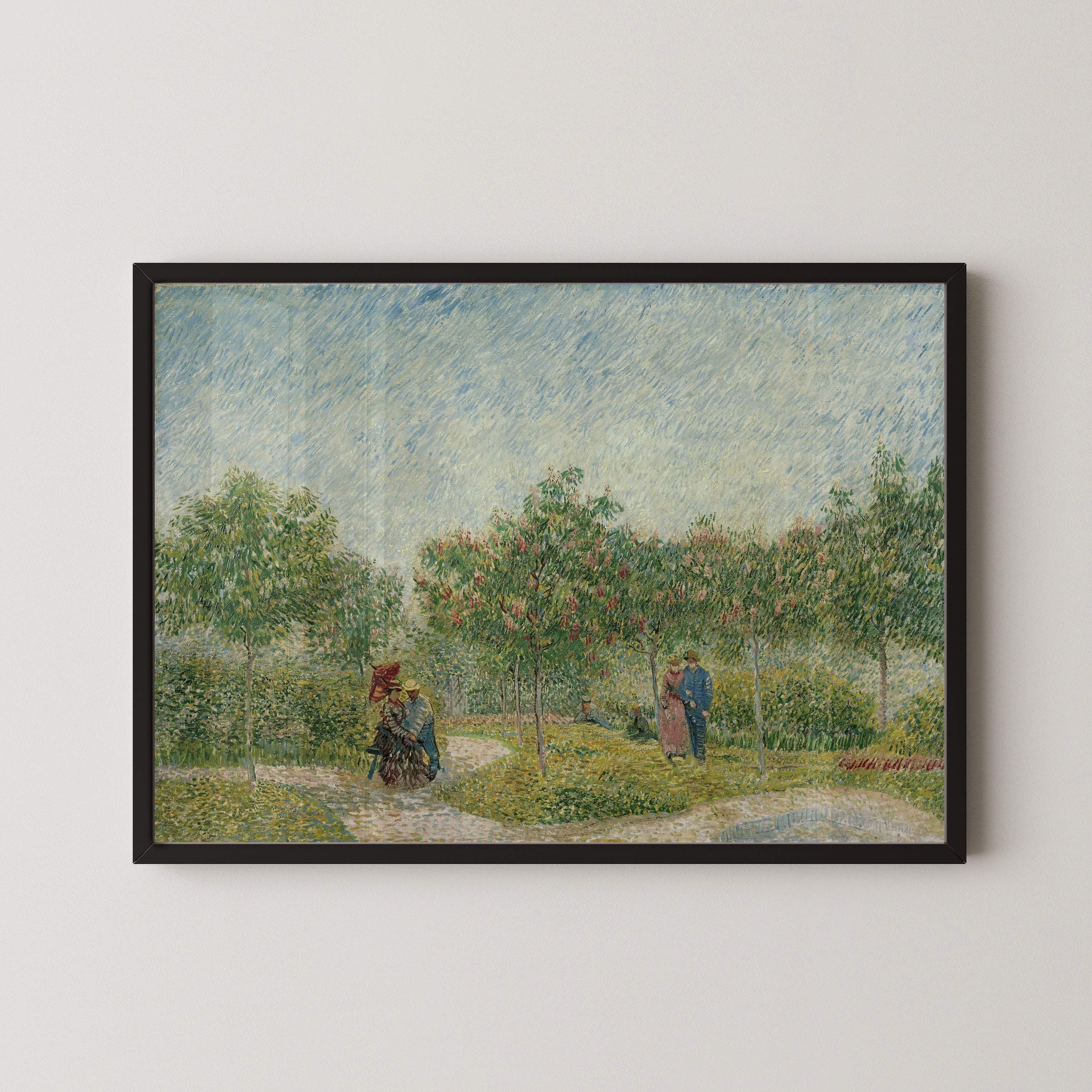 Vincent van Gogh — Garden with Courting Couples: Square Saint-Pierre | Fine Art Print
