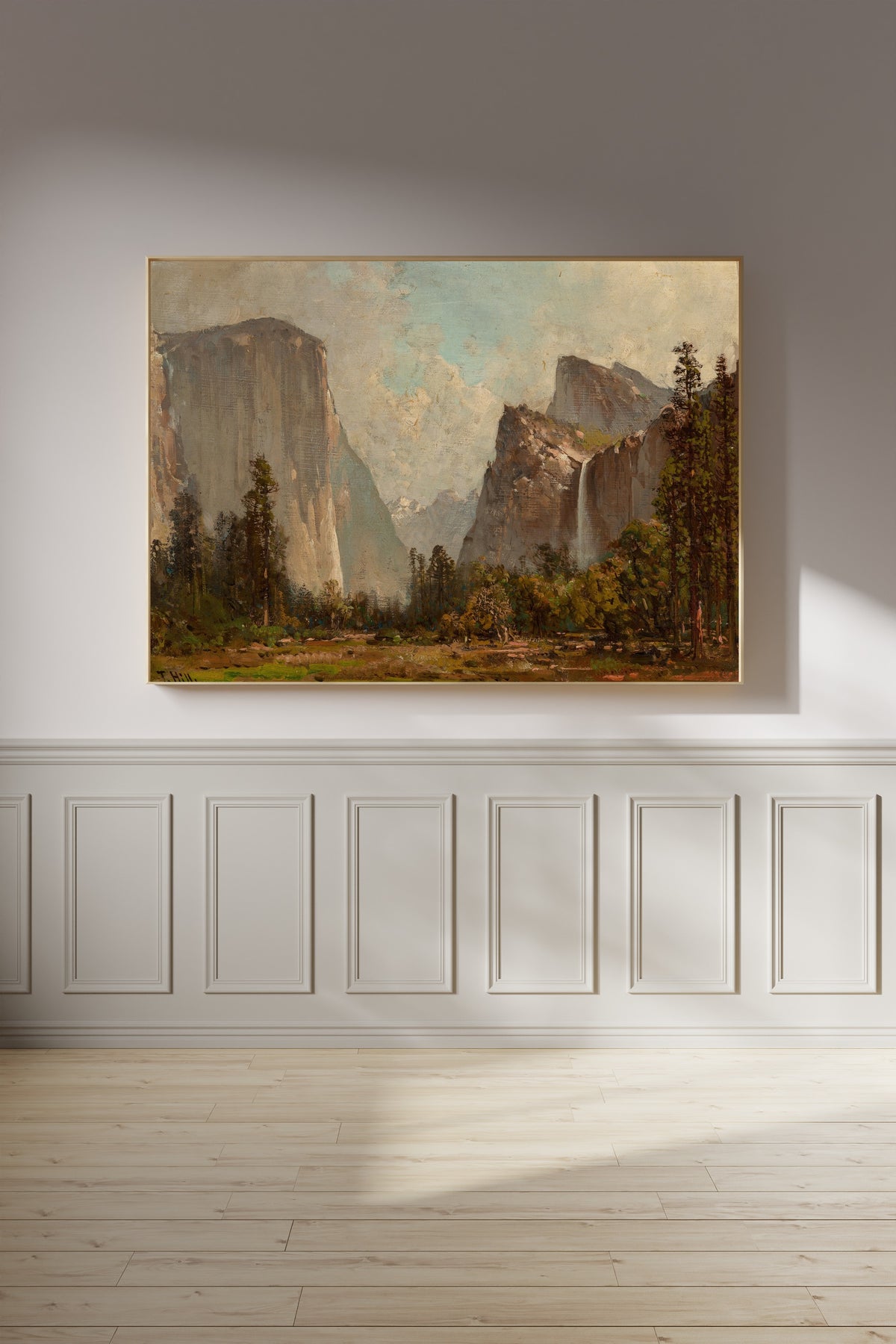 Thomas Hill — Gates of Yosemite and Bridal Veil Falls | Landscape Fine Art Print
