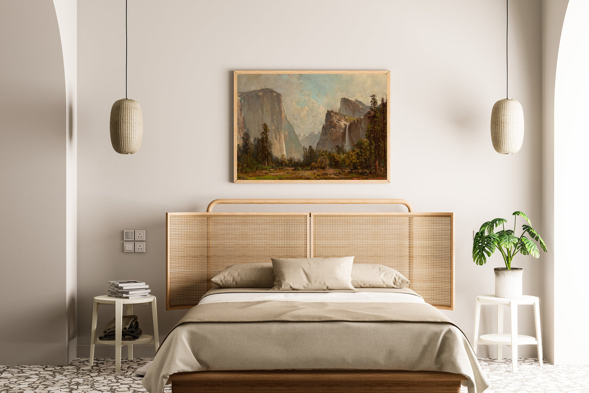 Thomas Hill — Gates of Yosemite and Bridal Veil Falls | Landscape Fine Art Print