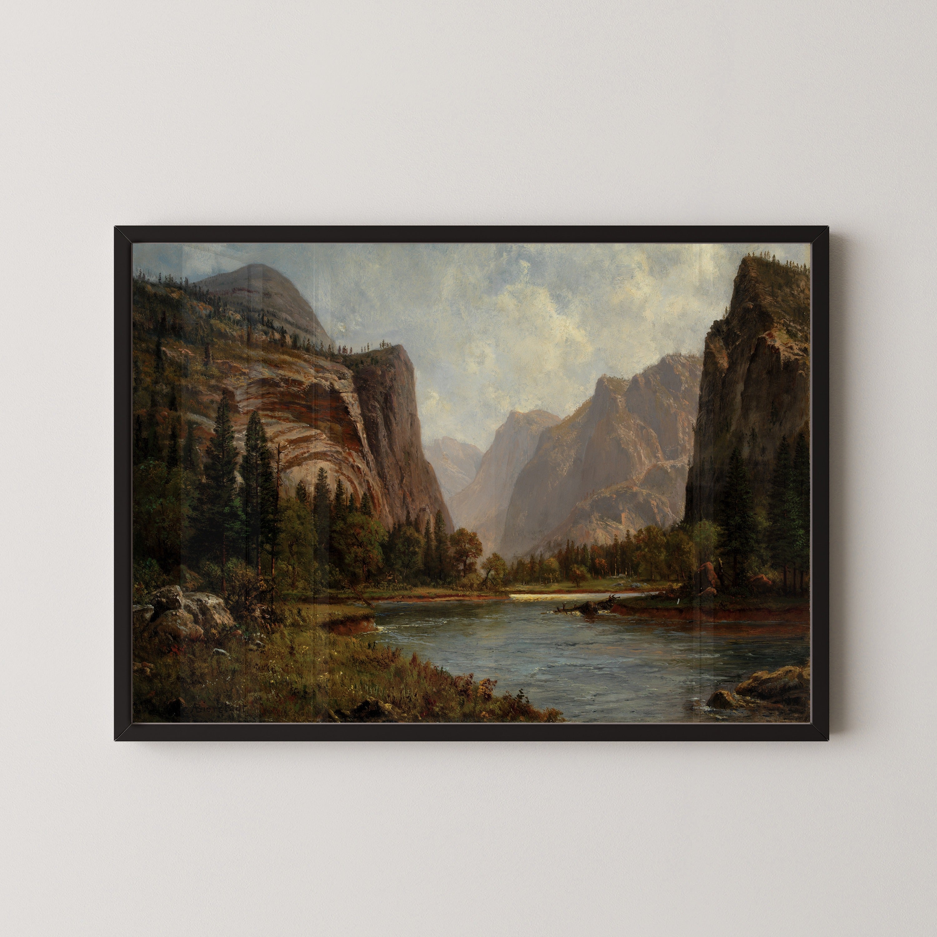 Albert Bierstadt — Gates of the Yosemite | Landscape Fine Art Print