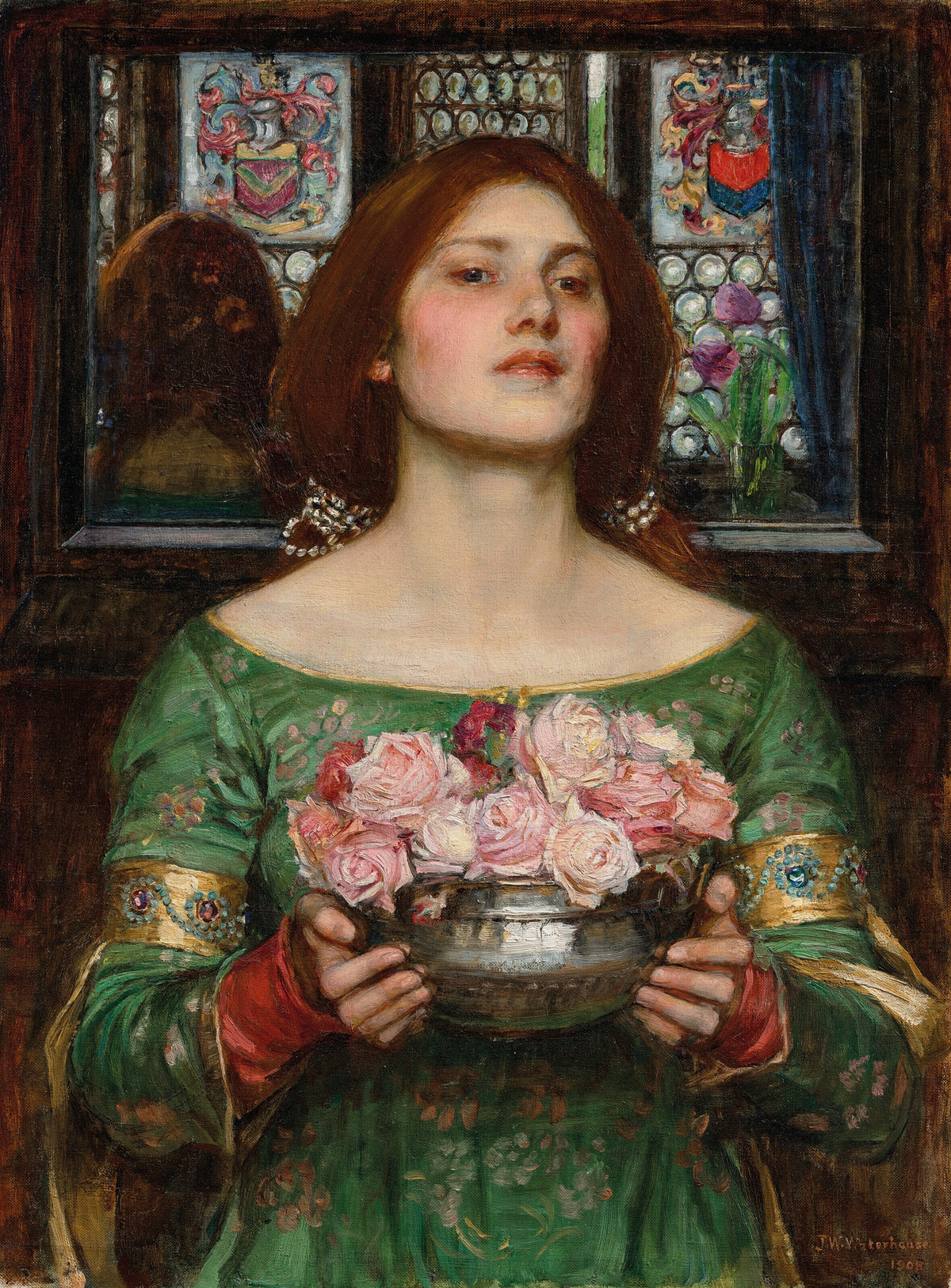 John William Waterhouse — Gather Ye Rosebuds While Ye May | Pre-Raphaelite Art Print