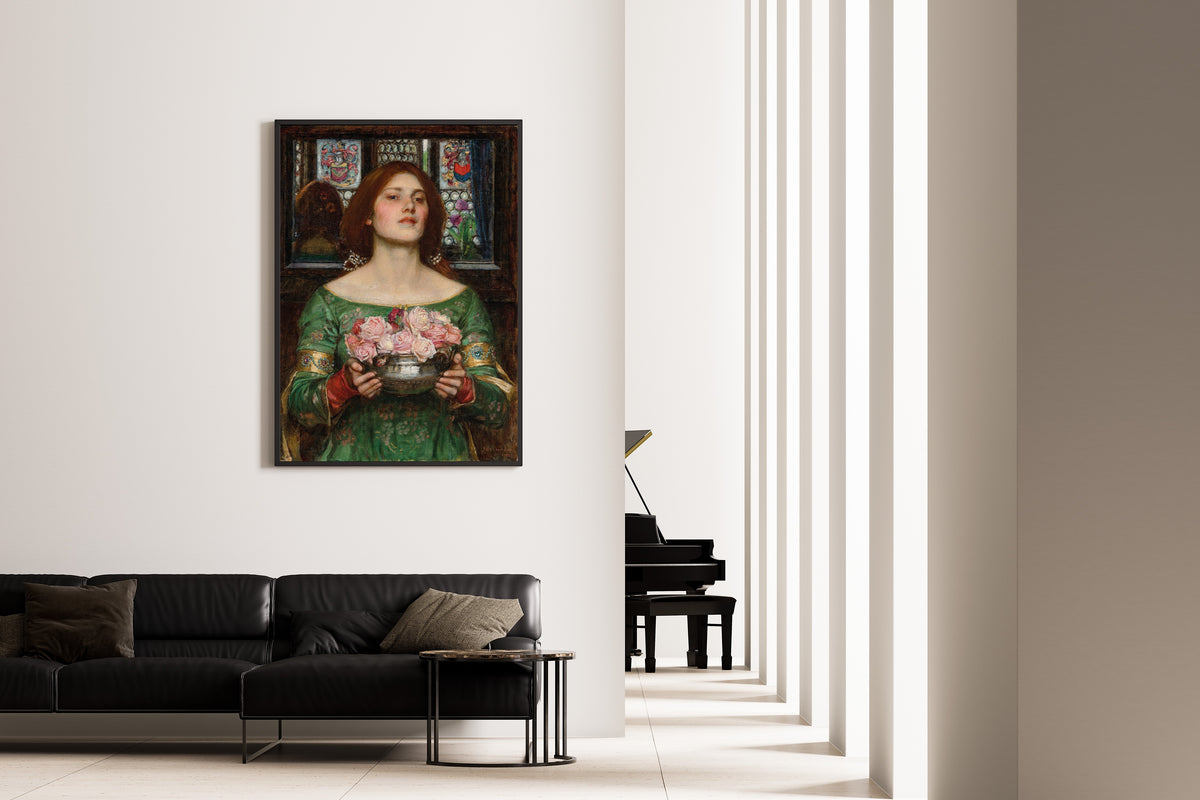 John William Waterhouse — Gather Ye Rosebuds While Ye May | Pre-Raphaelite Art Print