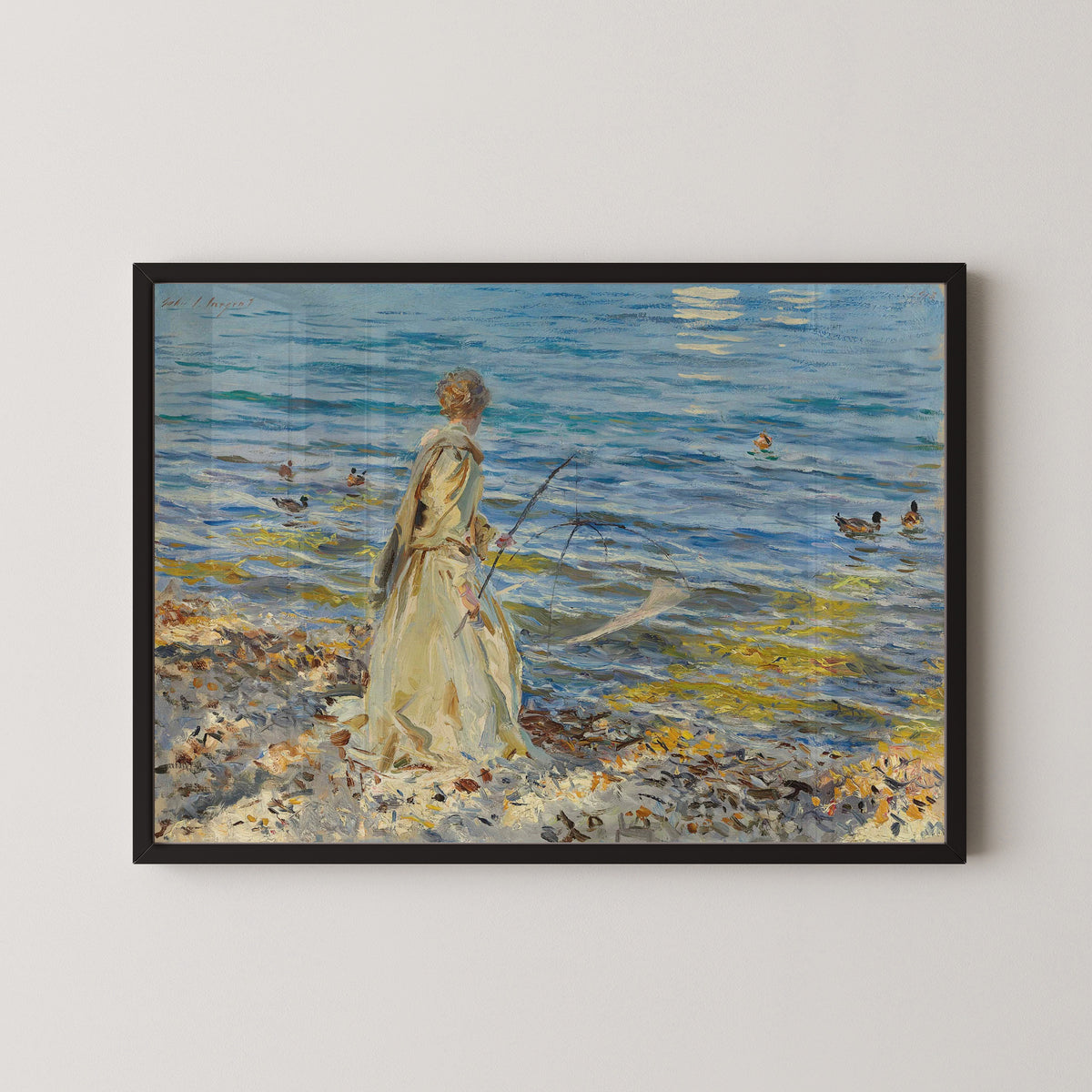 John Singer Sargent — Girl Fishing | Fine Art Print