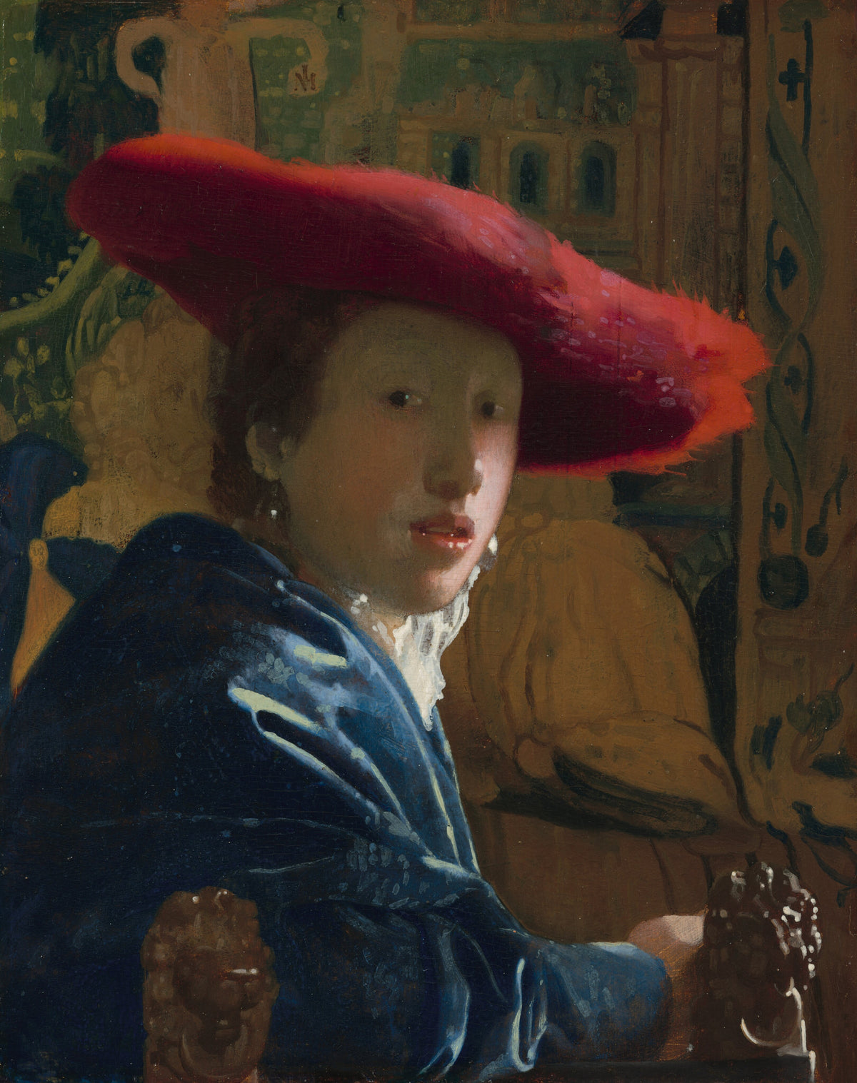 Johannes Vermeer — Girl with the Red Hat | Fine Art Print