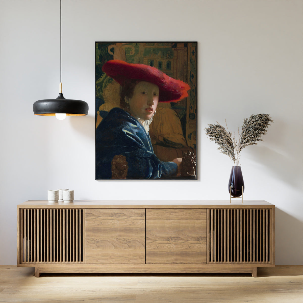 Johannes Vermeer — Girl with the Red Hat | Fine Art Print