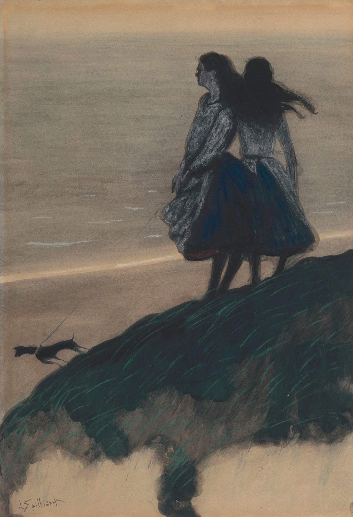 Léon Spilliaert — Girls on a Dune | Symbolist Art Print