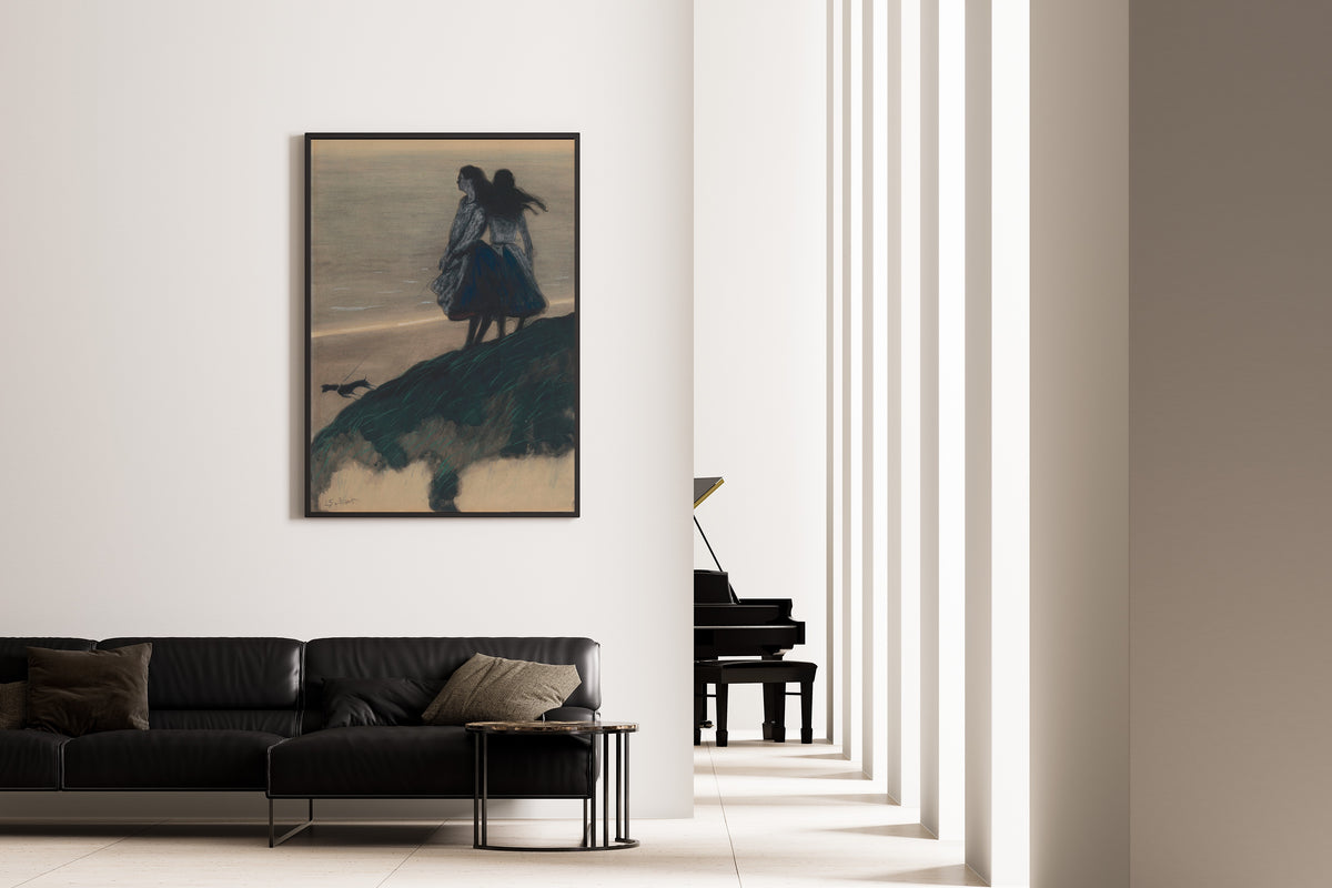 Léon Spilliaert — Girls on a Dune | Symbolist Art Print