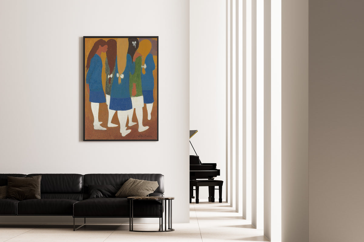 Léon Spilliaert — Girls with White Stockings | Symbolist Art Print