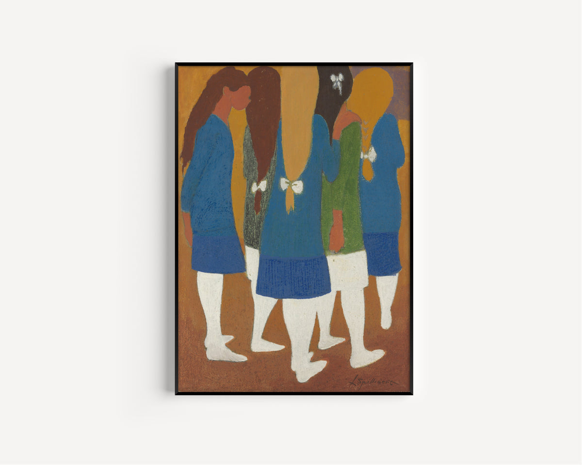 Léon Spilliaert — Girls with White Stockings | Symbolist Art Print