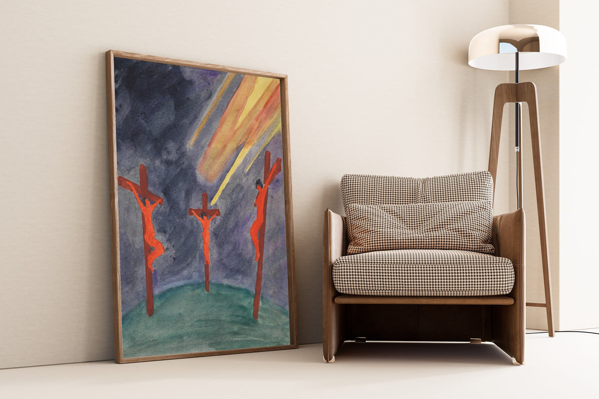 Karl Wiener — Golgatha (Golgotha) | Expressionist Art Print