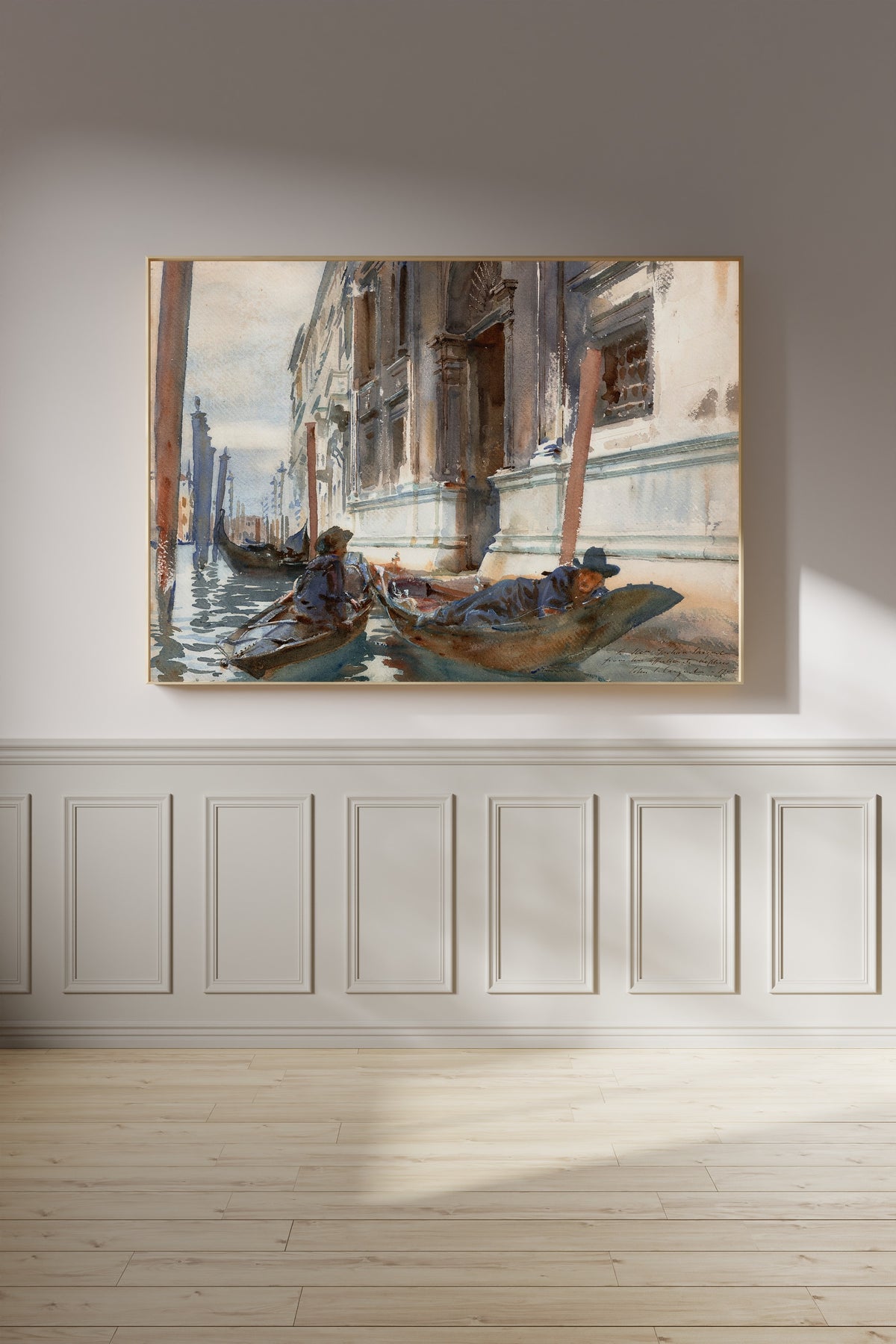John Singer Sargent — Gondoliers’ Siesta | Fine Art Print