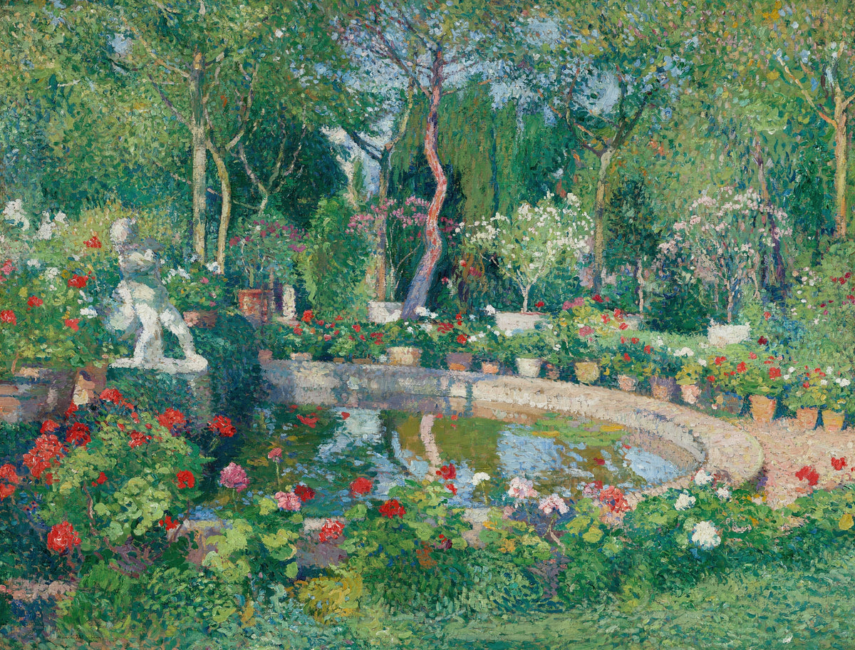 Henri Martin — Grand bassin du parc de Marquayrol | Pointillist Landscape Print