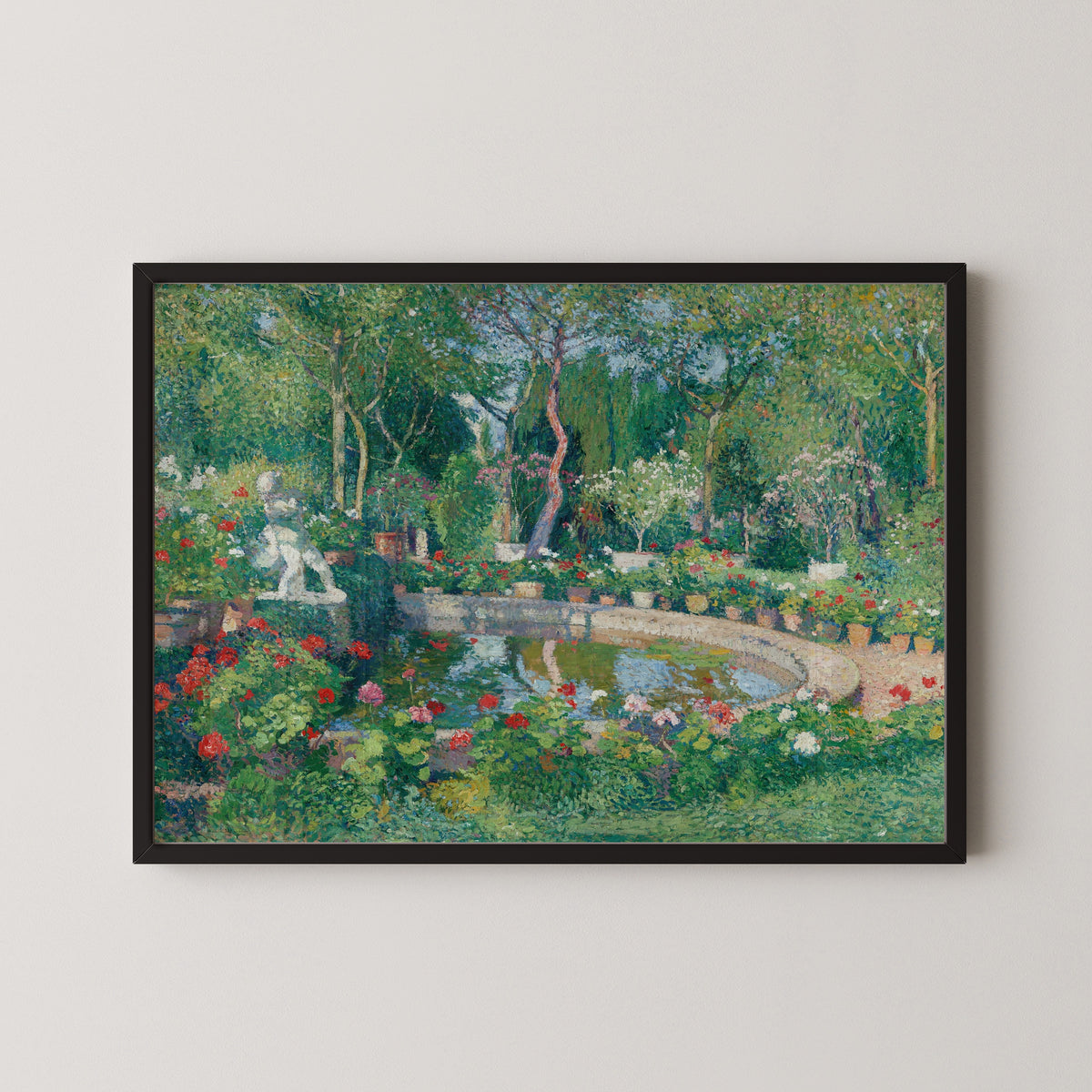 Henri Martin — Grand bassin du parc de Marquayrol | Pointillist Landscape Print