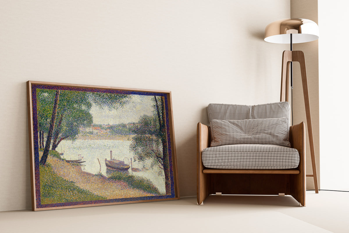 Georges Seurat — Gray Weather, Grande Jatte | Fine Art Print