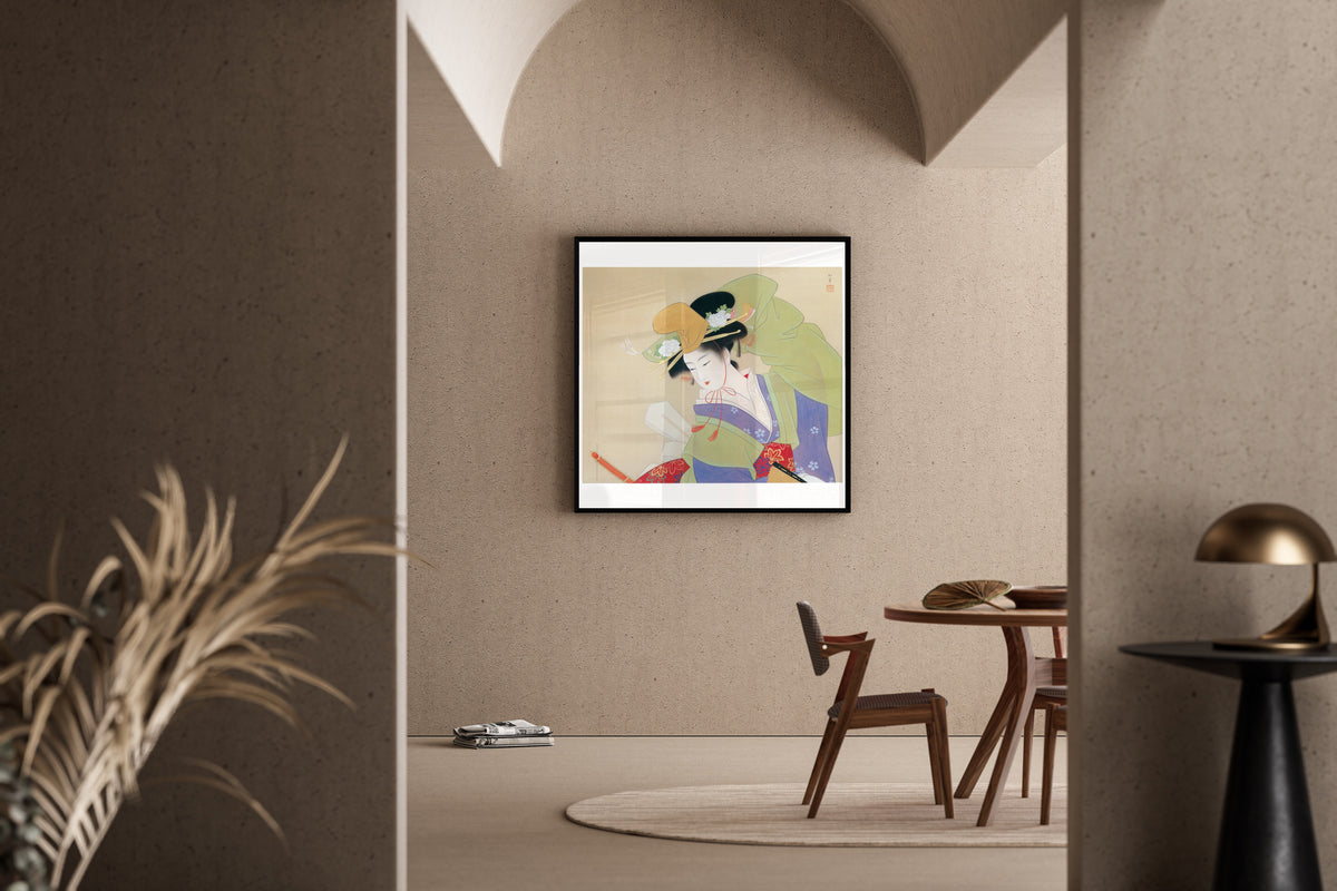 Uemura Shōen — Green Rain (Ryokuu) | Fine Art Print