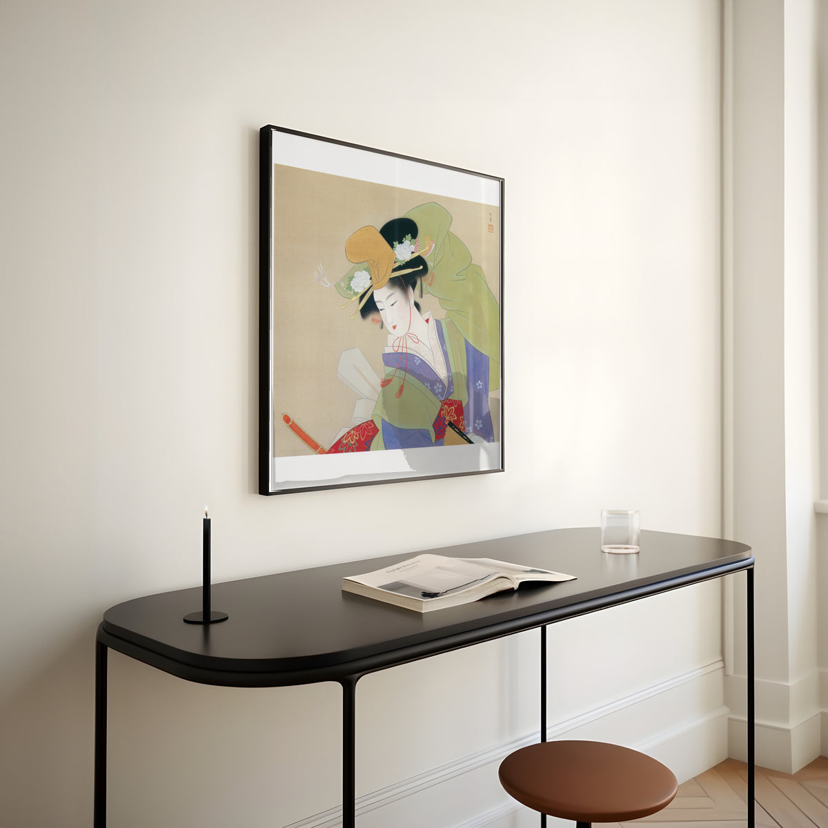 Uemura Shōen — Green Rain (Ryokuu) | Fine Art Print