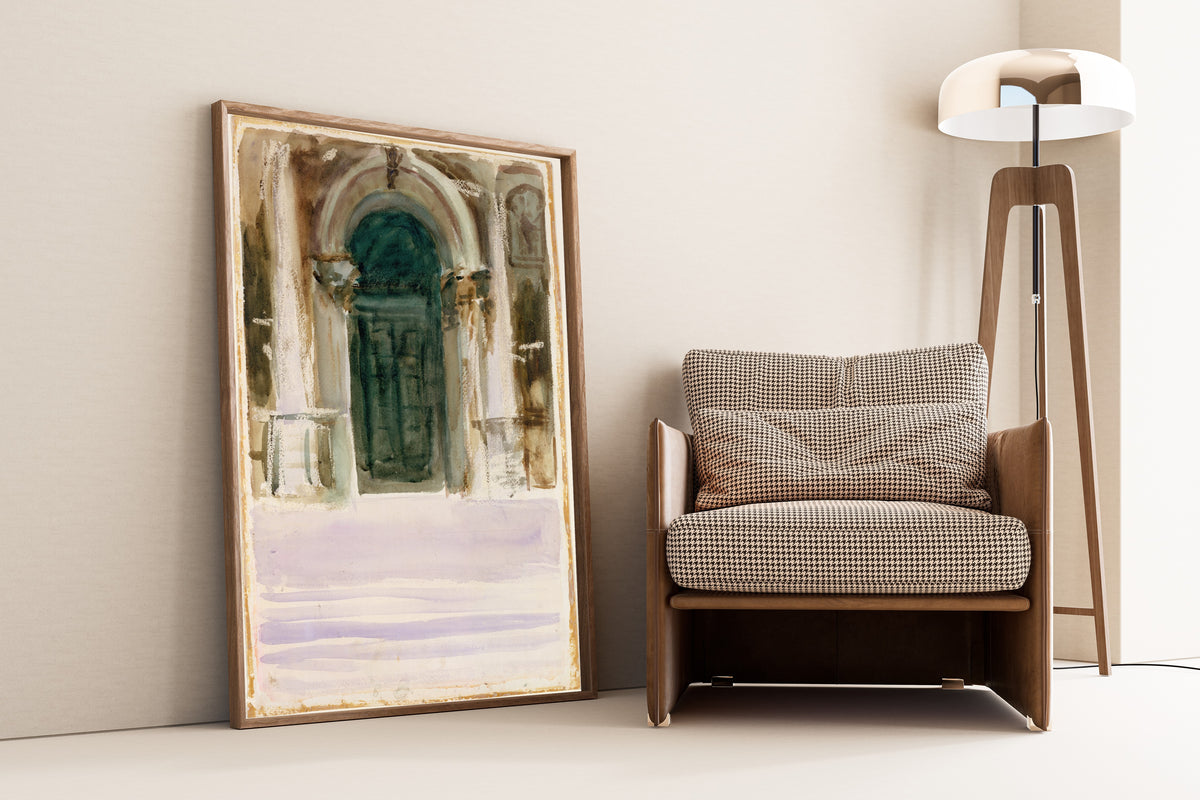John Singer Sargent — Green Door, Santa Maria della Salute | Fine Art Print