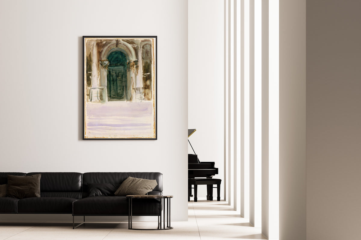 John Singer Sargent — Green Door, Santa Maria della Salute | Fine Art Print