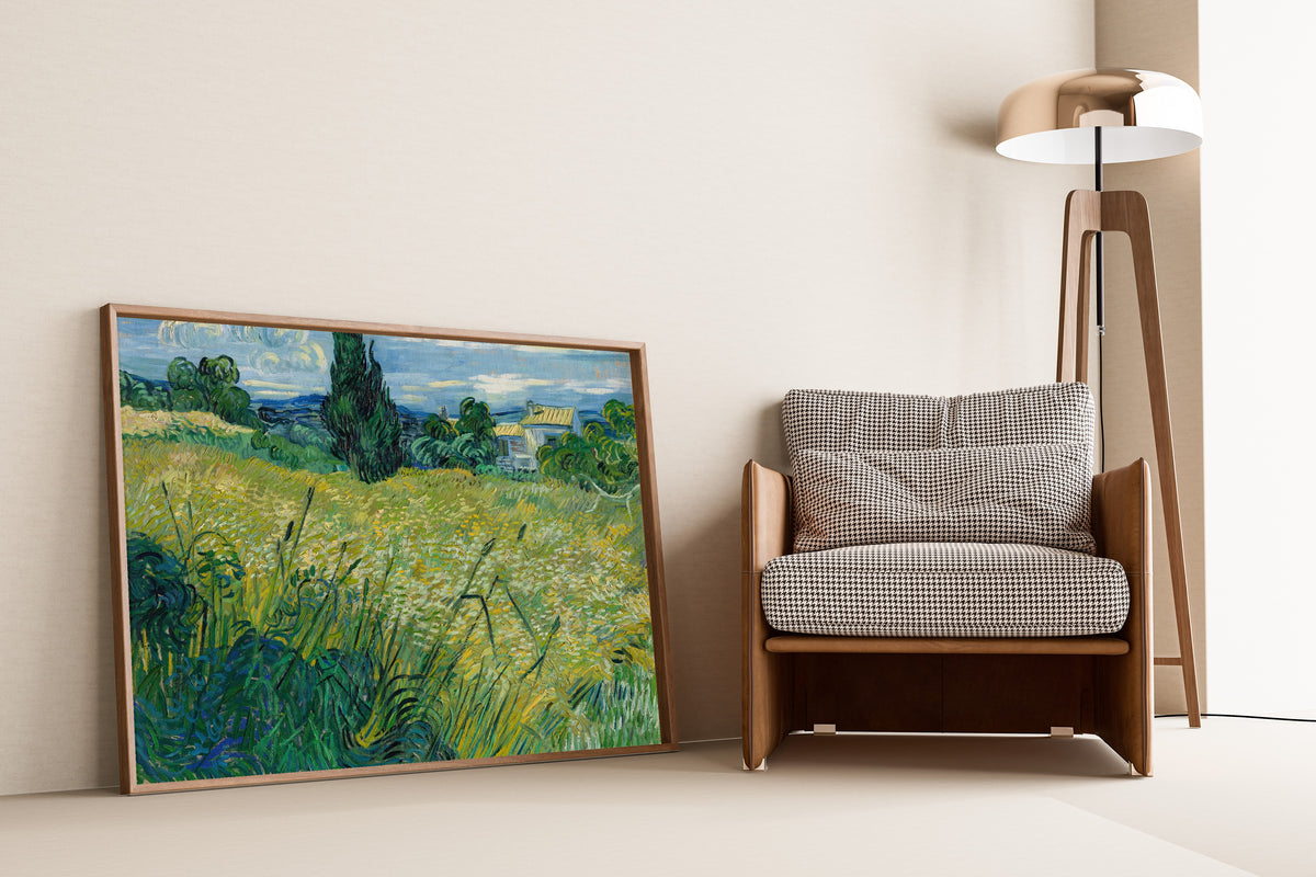 Vincent van Gogh — Green Wheat Field with Cypress | Fine Art Print