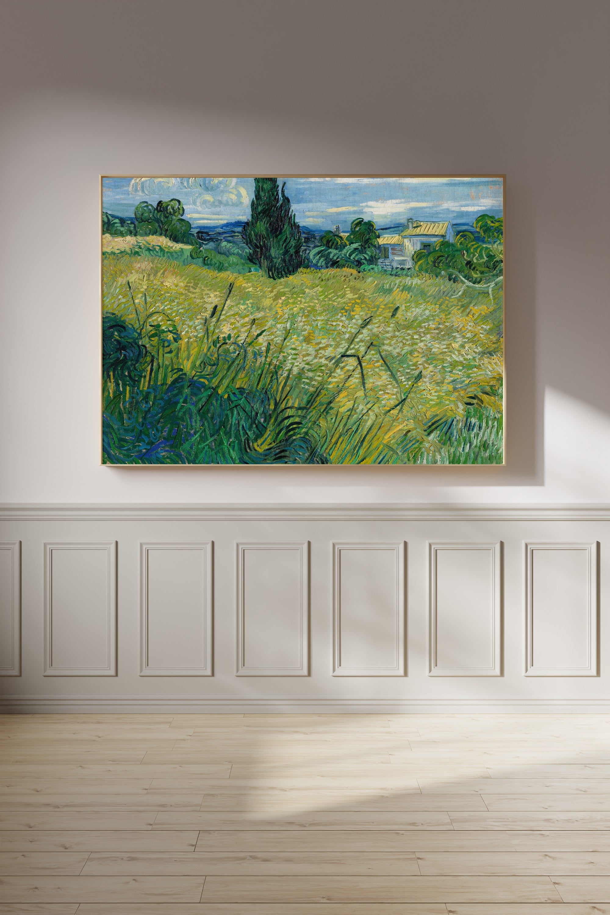 Vincent van Gogh — Green Wheat Field with Cypress | Fine Art Print