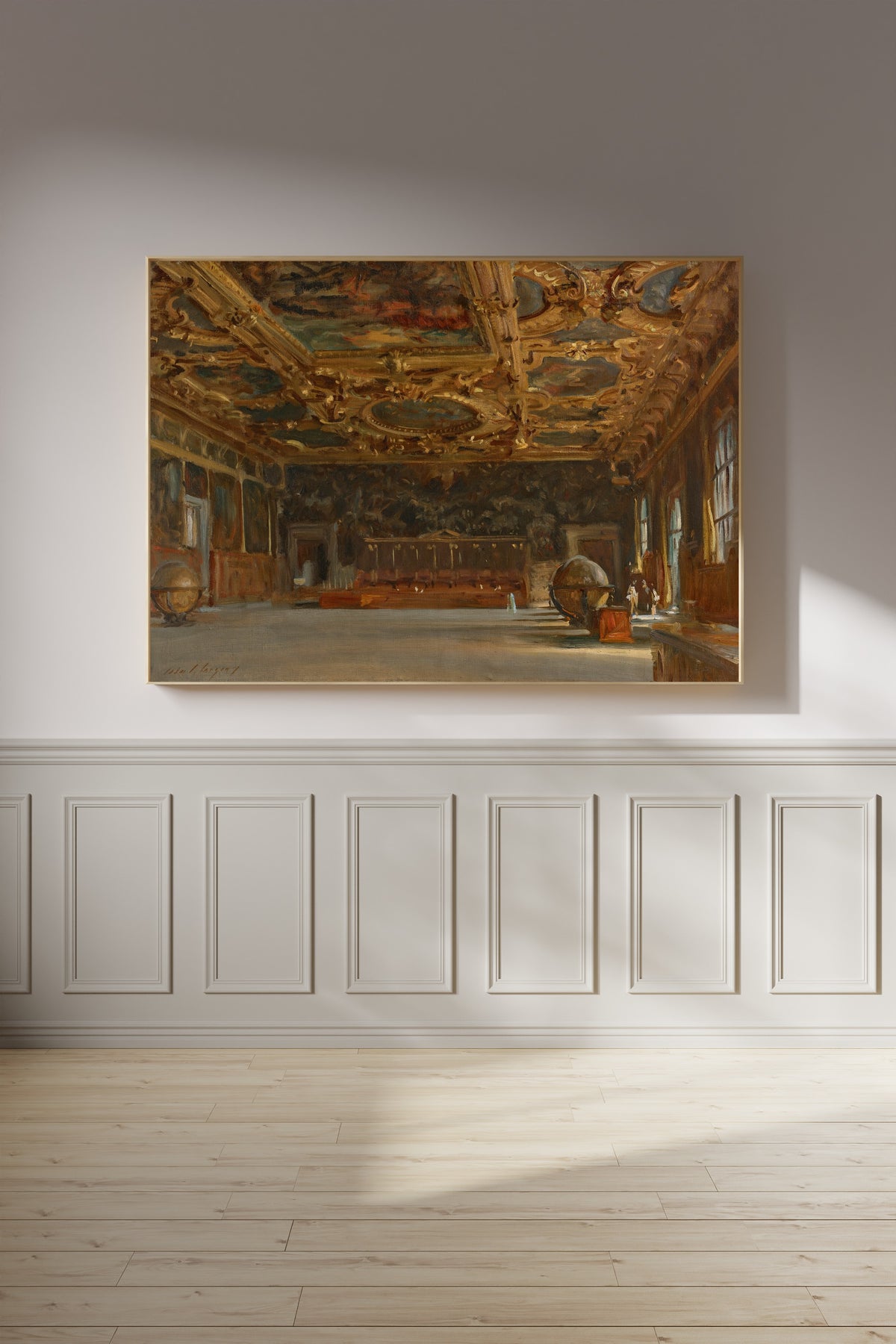 John Singer Sargent — Hall of the Grand Council, Doge's Palace, Venice | Fine Art Print