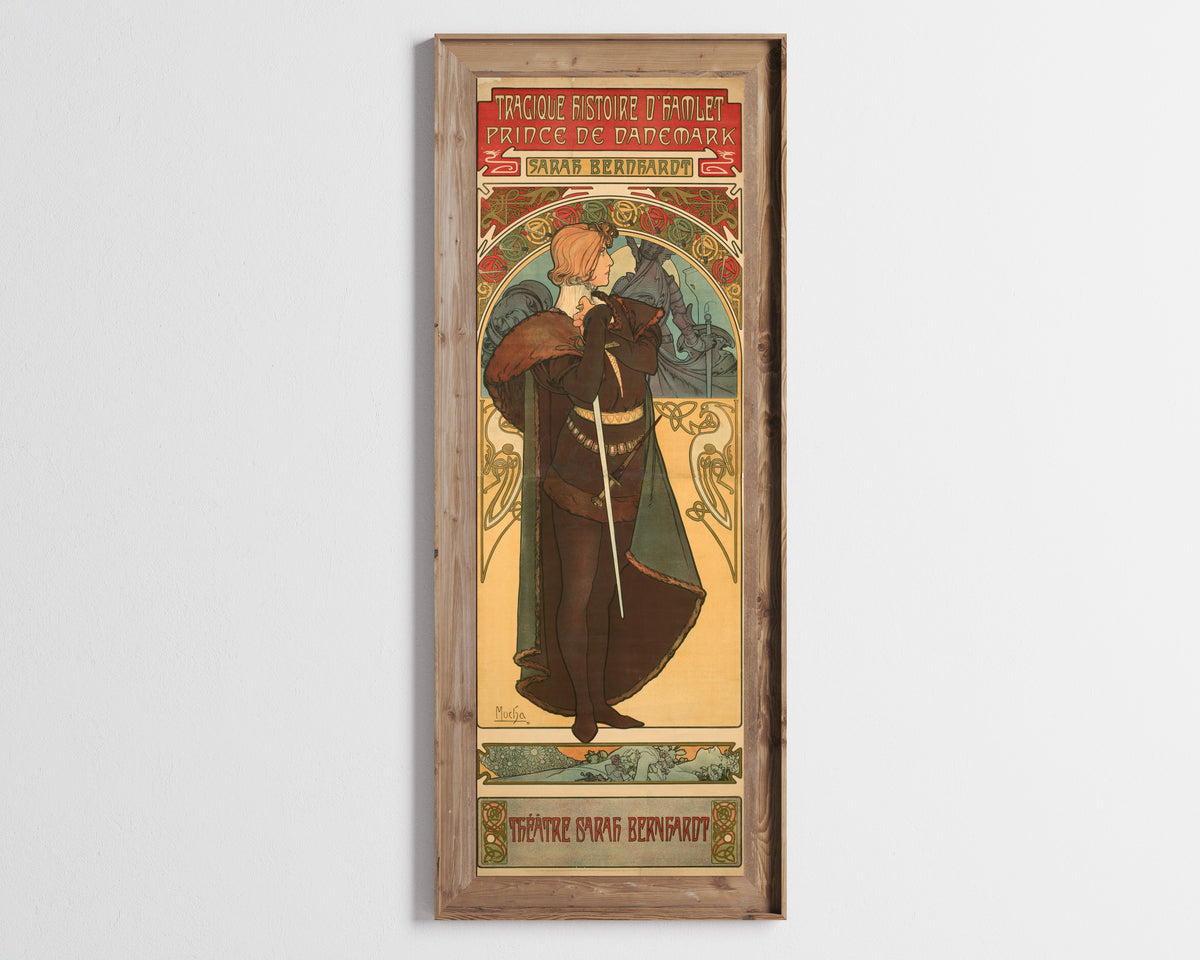 Alphonse Mucha — Hamlet | Vintage Poster Print