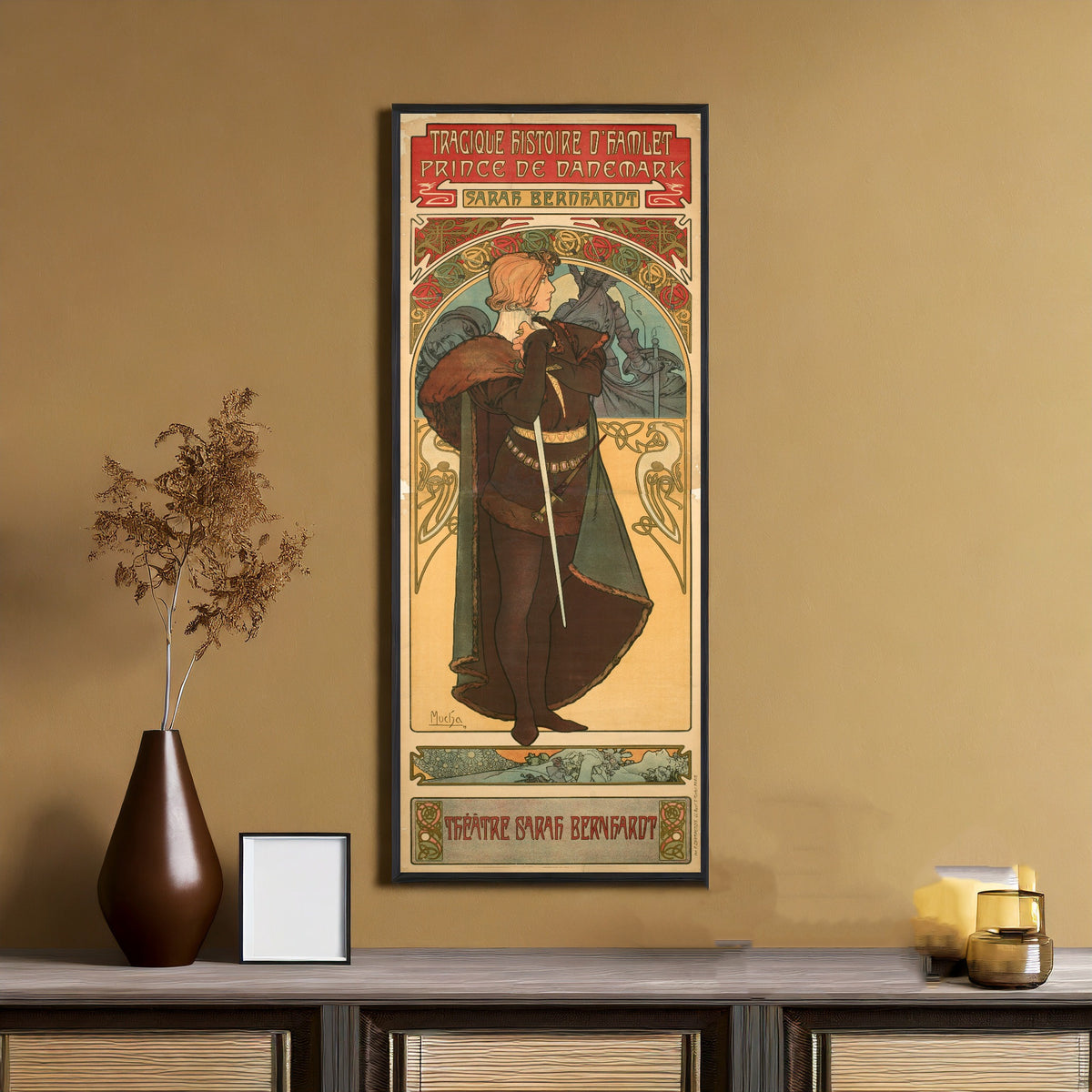 Alphonse Mucha — Hamlet | Vintage Poster Print