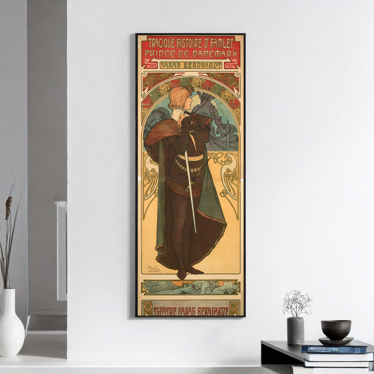 Alphonse Mucha — Hamlet | Vintage Poster Print