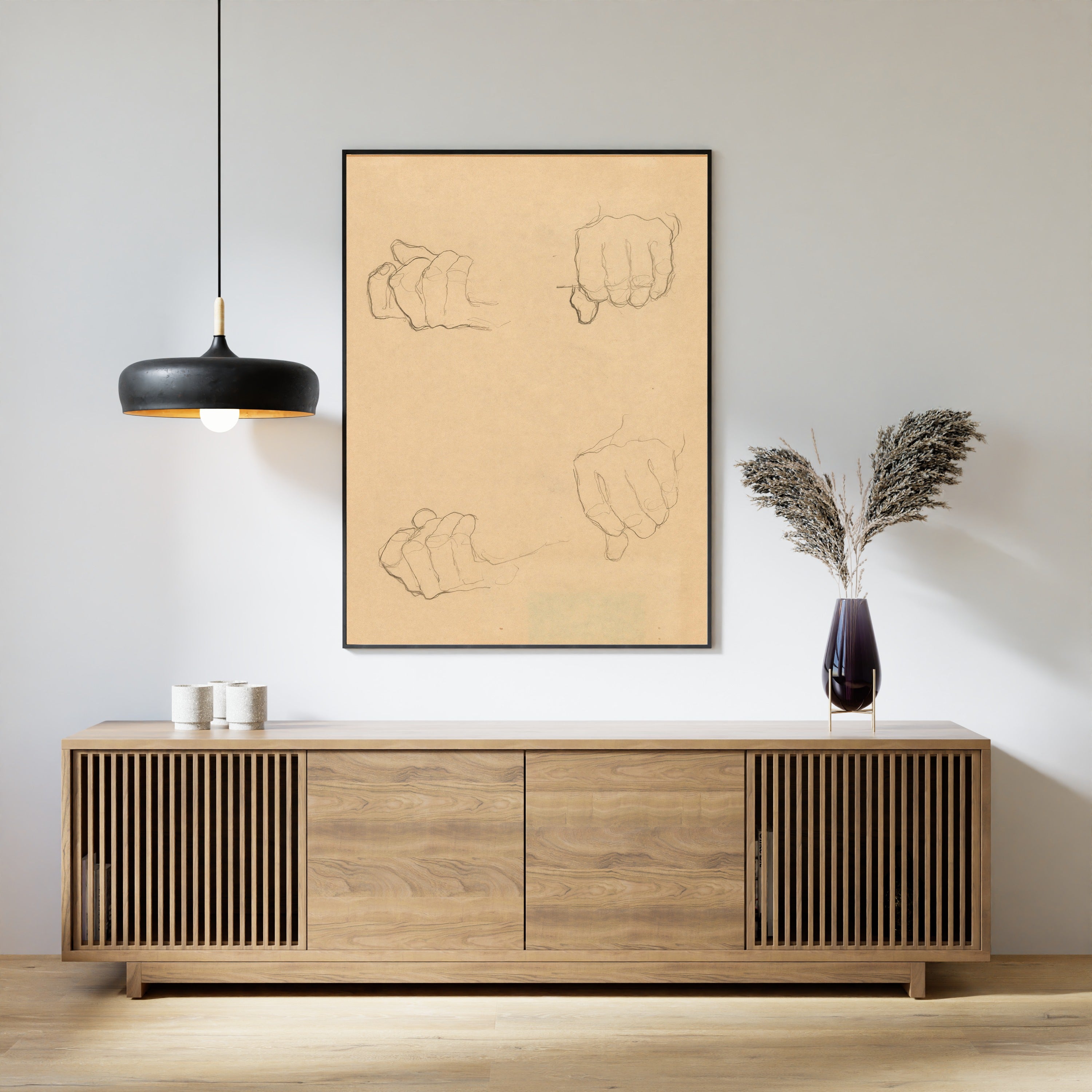 Gustav Klimt — Study of Hands | Fine Art Print
