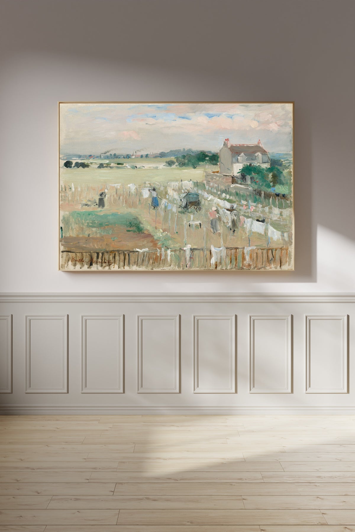 Berthe Morisot — Hanging the Laundry out to Dry | Fine Art Print