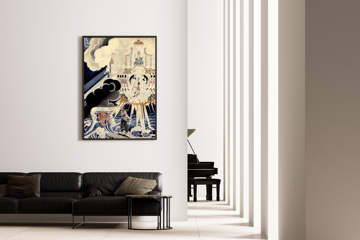 Kay Nielsen — Hansel and Gretel and Other Stories: She Had Three Great Crowns upon Her Head | Fairy Tale Illustration Print