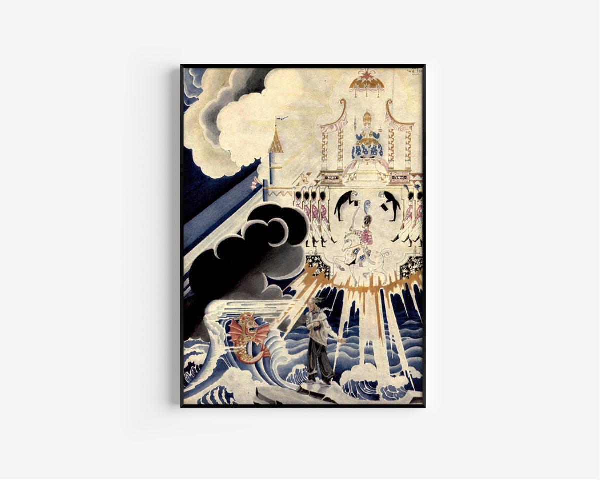 Kay Nielsen — Hansel and Gretel and Other Stories: She Had Three Great Crowns upon Her Head | Fairy Tale Illustration Print