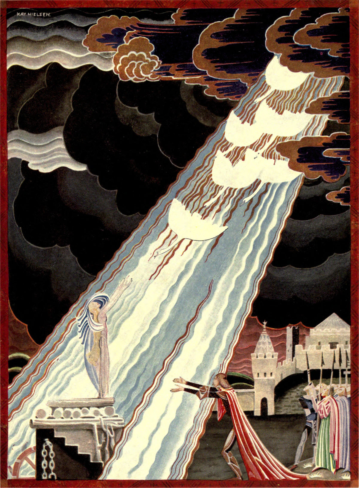 Kay Nielsen — Hansel and Gretel and Other Stories: The King Was Overcome with Joy | Fairy Tale Illustration Print